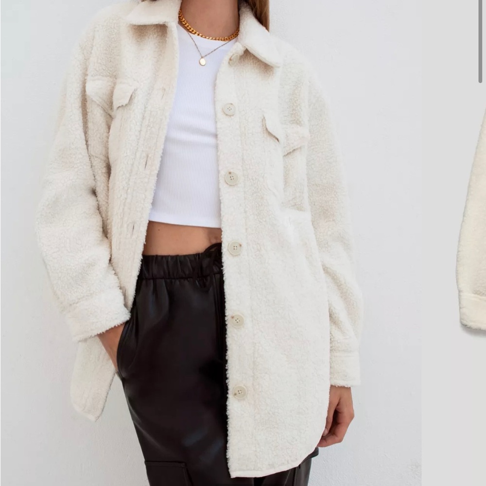 Aritzia Sherpa Ganna Shirt Jacket